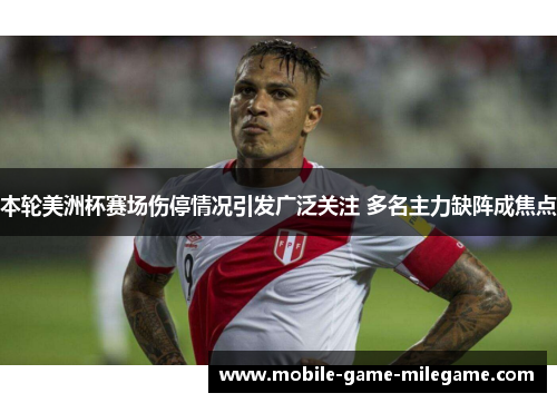 本轮美洲杯赛场伤停情况引发广泛关注 多名主力缺阵成焦点