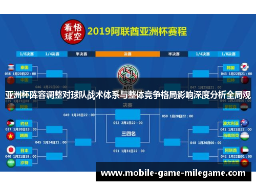 亚洲杯阵容调整对球队战术体系与整体竞争格局影响深度分析全局观